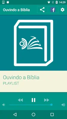 Ouvindo a Bíblia android App screenshot 2