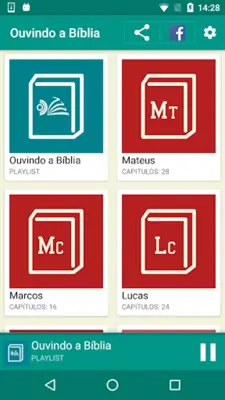 Ouvindo a Bíblia android App screenshot 3